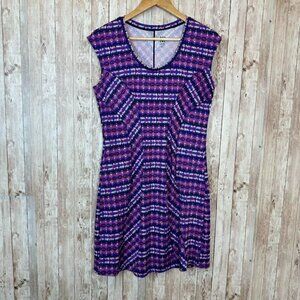 Title Nine Espionage A Line Athletic Dream Dress Sleeveless Purple Pink Medium